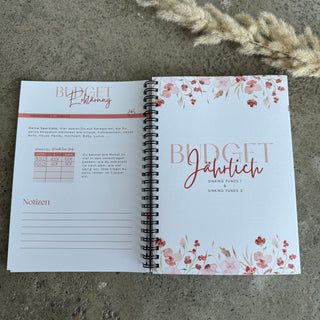 Budget Planer A5 Ringbuch | Flower Edition